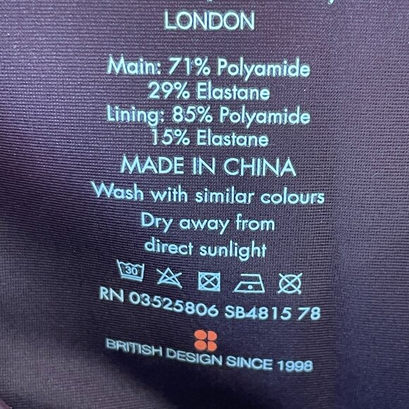 Sweaty Betty Womens XS 7/8 Length Leggings Maroon Activewear - Picture 5 of 7